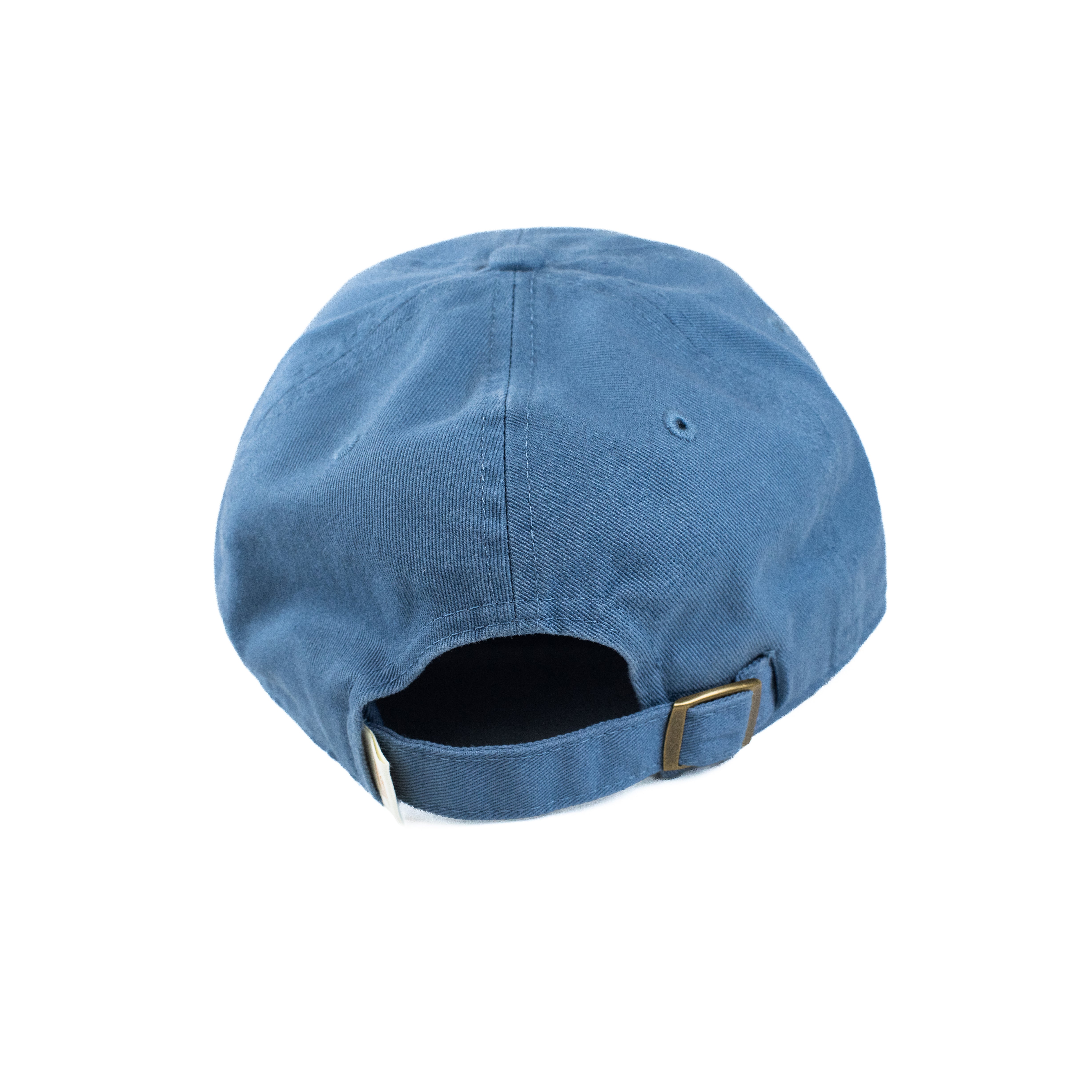 blue 100% cotton adjustable baseball cap. OEKO-TEX certified