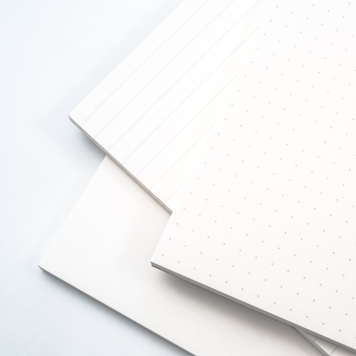 A5 legal pad, dot, ruled, and blank