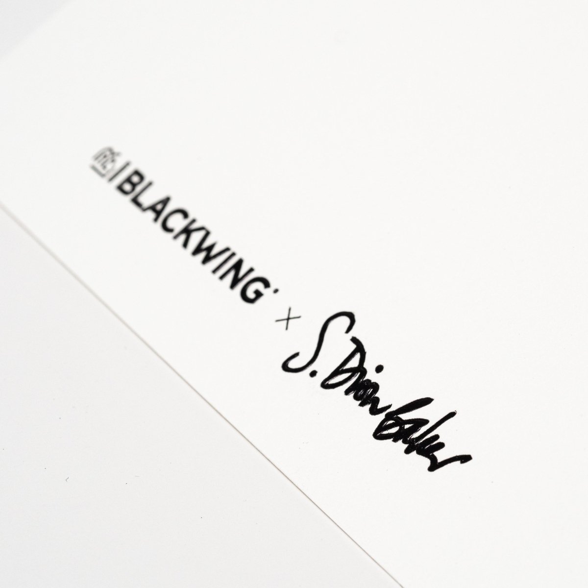 A close up of a limited edition Blackwing Volumes Notecards 